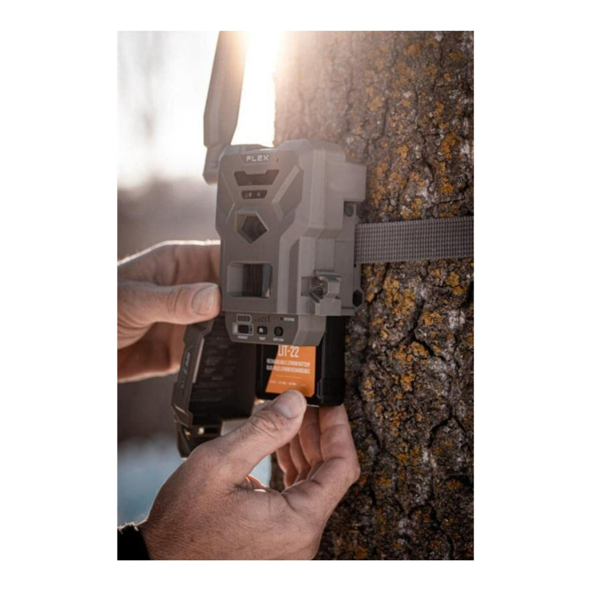 SPYPOINT FLEX DARK GPS Cellular Trail Camera with Battery Pack 32GB Card  (Gray, 2-Pack)
