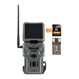 SPYPOINT FLEX-S DARK Cellular Night Vision Trail Camera 40MP 1080p Solar Panel and Dual SIM (Gray)