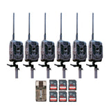 Stealth Cam DECEPTOR MAX 2.0 Trail Camera (Brown) with 32 GB Memory Card and Card Reader (6 Pack)
