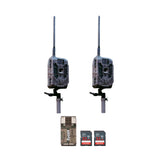 Stealth Cam DECEPTOR MAX 2.0 Trail Camera (Brown) with 32 GB Memory Card and Card Reader (2 Pack)
