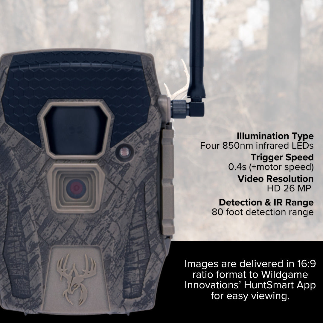 Wildgame Innovations Terra XT 2.0 24MP Three Cellular Trail Cameras (2-Pack) with Memory Card Bundle