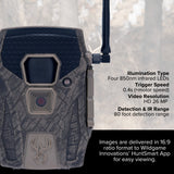 Wildgame Innovations Terra XT 2.0 24MP Three Cellular Trail Cameras with 32GB Memory Card Bundle
