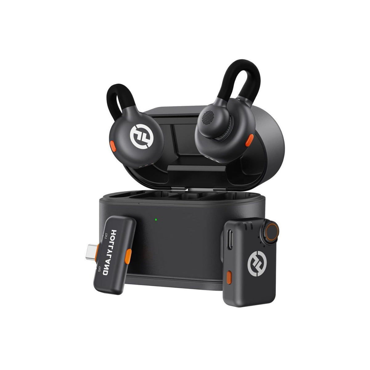 Hollyland Lark M2S Mini Combo, M40 40W, Koah Vlogging Camera Grip and Maxell Folding Storage Bundle