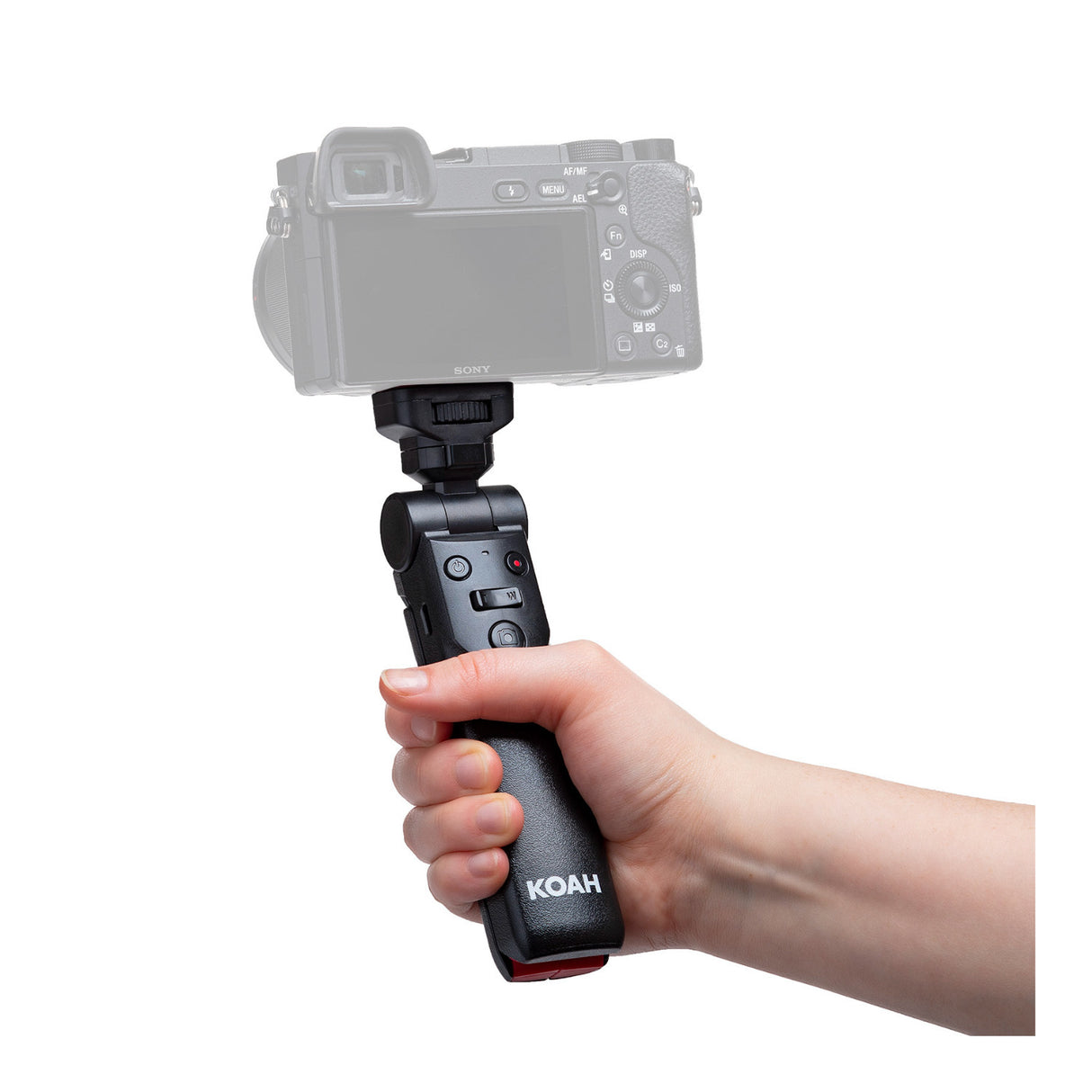 Hollyland Lark M2S Mini Combo, M40 40W, Koah Vlogging Camera Grip and Maxell Folding Storage Bundle