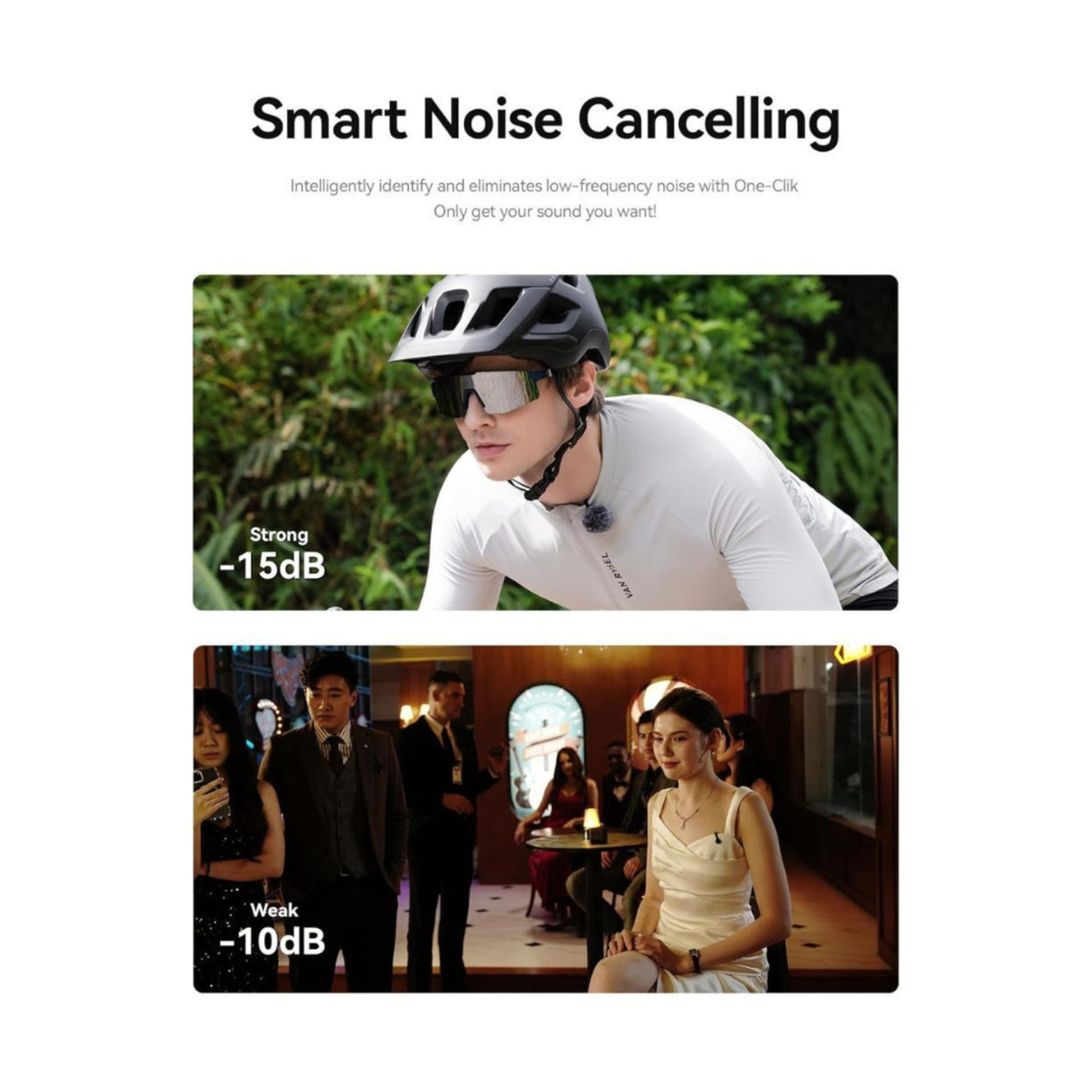 Hollyland Lark M2S Mini Wireless Combo Microphone System Bundle with Maxell Folding Storage Case