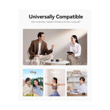 Hollyland Lark M2S Mini Wireless Combo Microphone System Bundle with Maxell Folding Storage Case