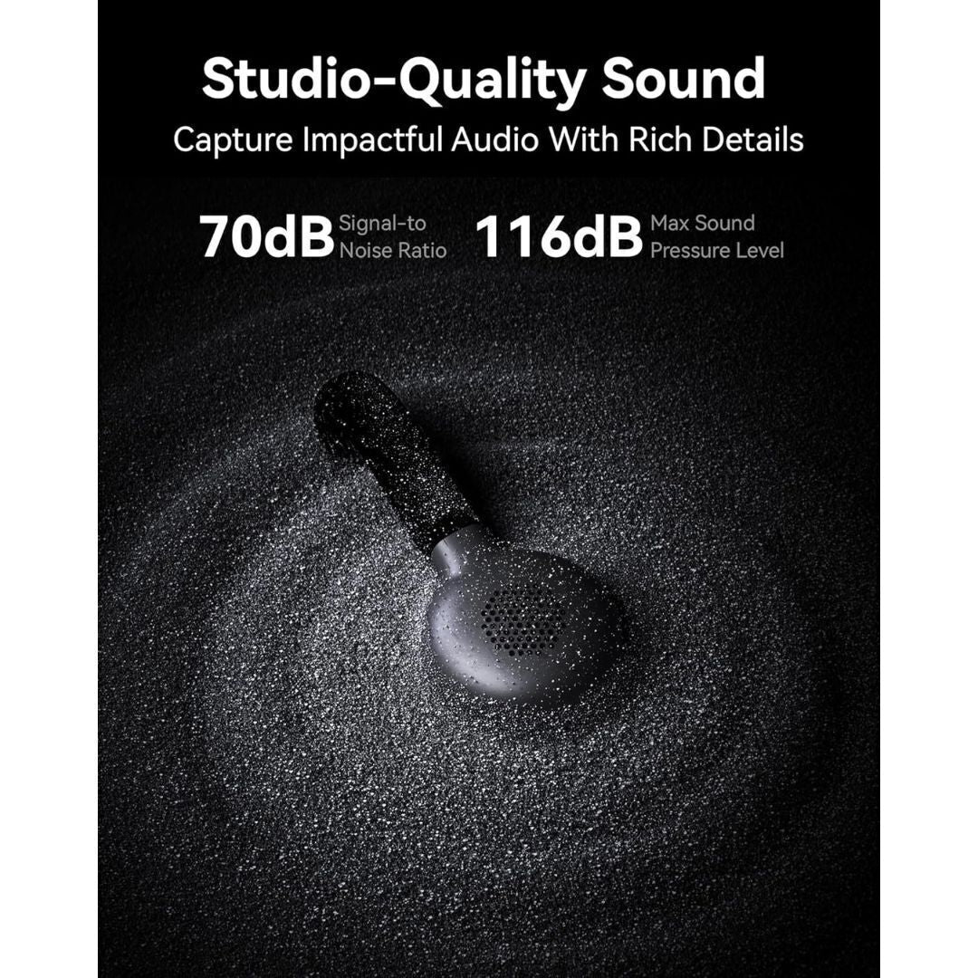 Hollyland Lark M2S Duo 2.4 GHz Space Gray Wireless Lavalier Mic System Bundle