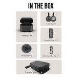 Hollyland Lark M2S Duo 2.4 GHz Space Gray Wireless Lavalier Mic System Bundle