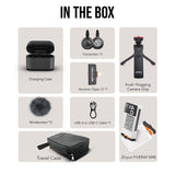 Hollyland Lark M2S Duo 2.4 GHz Space Gray Wireless Lavalier Mic System Bundle