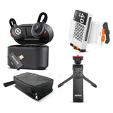 Hollyland Lark M2S Duo 2.4 GHz Space Gray Wireless Lavalier Mic System Bundle