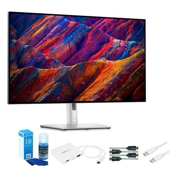 Dell UltraSharp 31.5-Inch 4K Monitor with USB-C Hub, 6-Feet HDMI