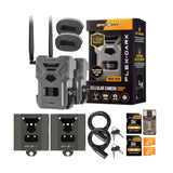 Spypoint FLEX-DARK Cellular Trail Camera (Gray, 2-Pack) and 32GB Memory Card (2-Pack) Bundle