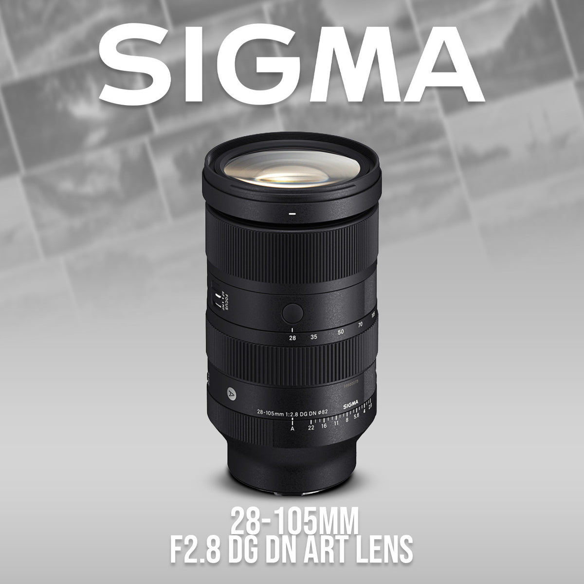 SIGMA 28-105mm F2.8 DG DN Art Lens with Durable Body and High-Speed Autofocus (Sony E-Mount) Bundle