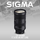 SIGMA 28-105mm F2.8 DG DN Art Lens with Durable Body and High-Speed Autofocus (Sony E-Mount) Bundle
