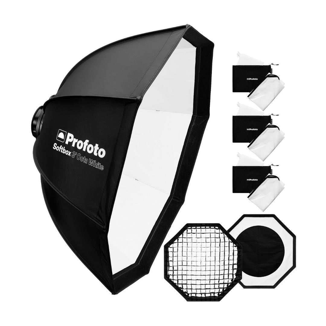 Profoto 3-Feet Octa Softbox with Softgrid 3-Feet Octa and Edge Mask Octa Circular Bundle
