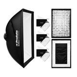 Profoto 2x3-Feet Rectangular Softbox with Softgrid 2x3-Feet and 2x3-Feet Edge Mask Bundle
