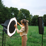 Profoto 1x4-Feet Rectangular Heat-Resistant Softbox Strip with Softgrid and Strip Mask Bundle