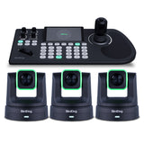 BirdDog X5 Ultra PTZ Camera with Unmatched 4K Performance and AI Tracking (Black) (3-Pack) Bundle