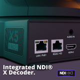 BirdDog X5 Ultra PTZ Camera with Unmatched 4K Performance and AI Tracking (White) (3-Pack) Bundle