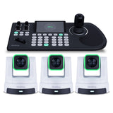 BirdDog X5 Ultra PTZ Camera with Unmatched 4K Performance and AI Tracking (White) (3-Pack) Bundle