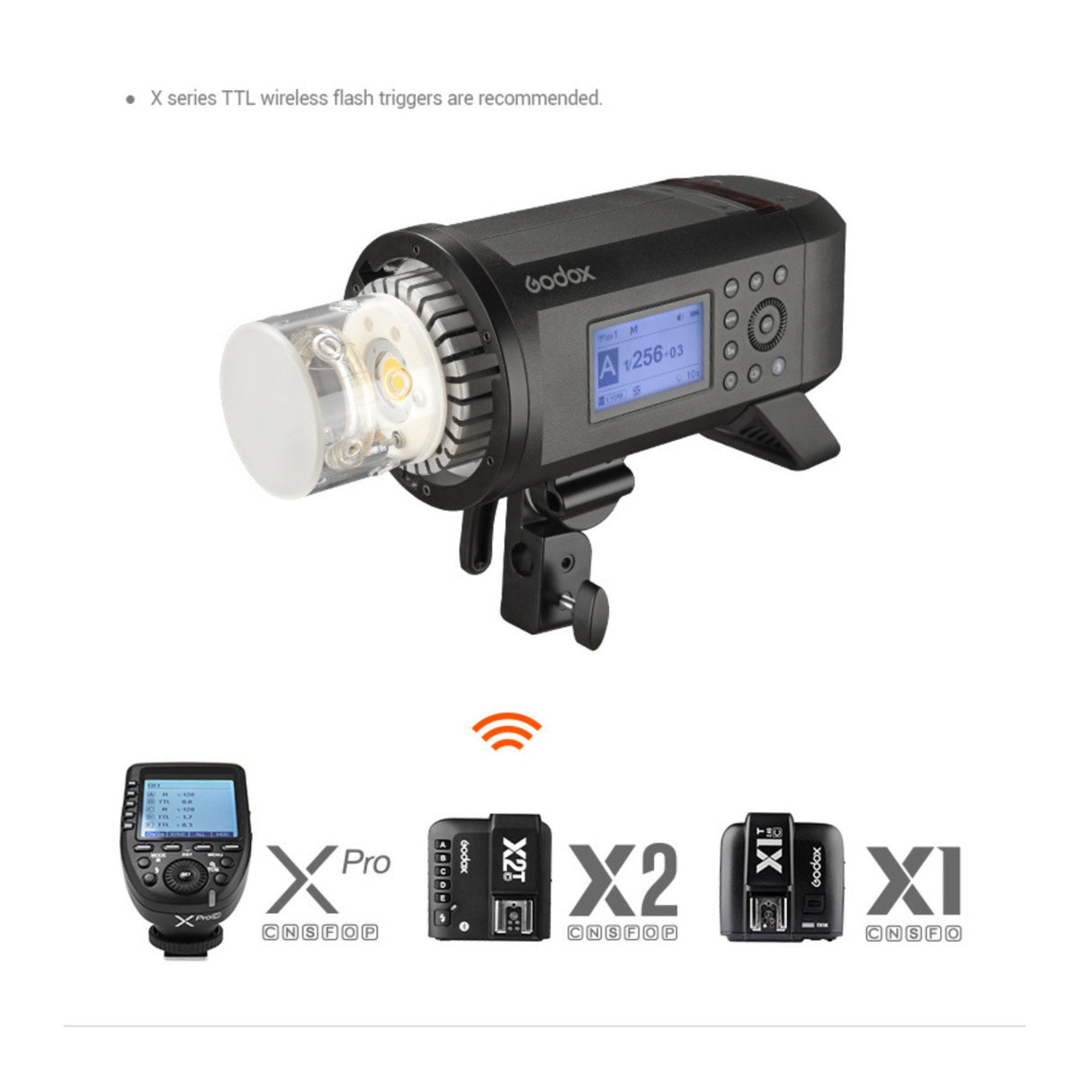 Godox AD600Pro Witstro All-In-One Outdoor Flash with Built-In 2.4G Wireless and Dual Power Supply