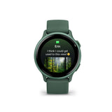Garmin vivoactive 6 GPS Smartwatch (Metallic Jasper Green) Bundle with Wireless Earbuds
