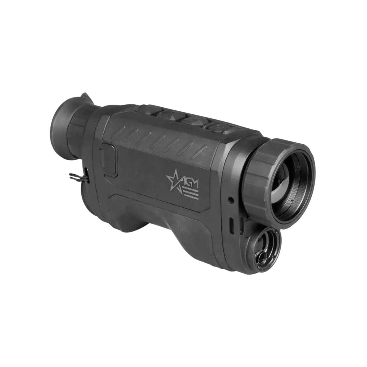 AGM ReachIR LRF35-640 Thermal Monocular with Laser Rangefinder 35mm Lens and Video Recording (Black)