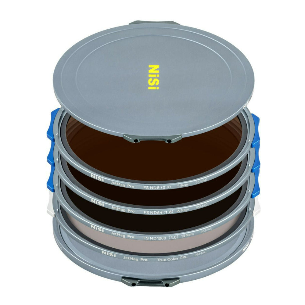 NiSi JetMag Pro Landscape 95MAG Magnetic ND Filter Kit with Adaptors Rings and Two Front Caps