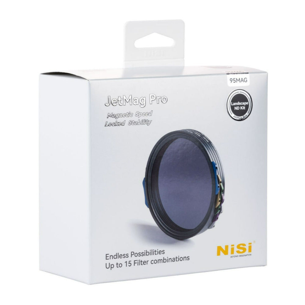 NiSi JetMag Pro Landscape 95MAG Magnetic ND Filter Kit with Adaptors Rings and Two Front Caps