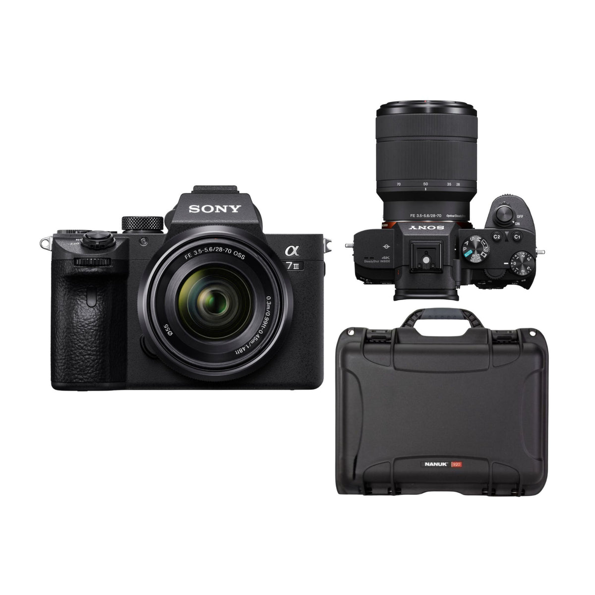 Sony Alpha a7 III 24.2MP Full Frame Mirrorless Digital Camera with 28 To 70mm Lens Bundle