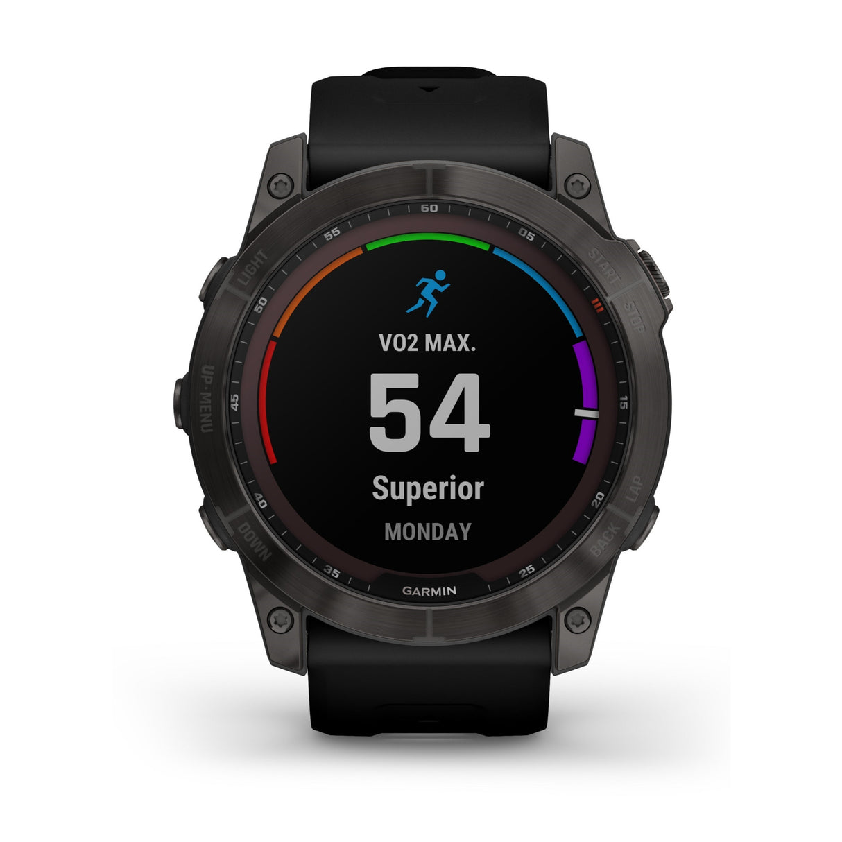 Garmin Fenix 7X Sapphire Solar GPS Smartwatch with Black Band (Carbon Gray)