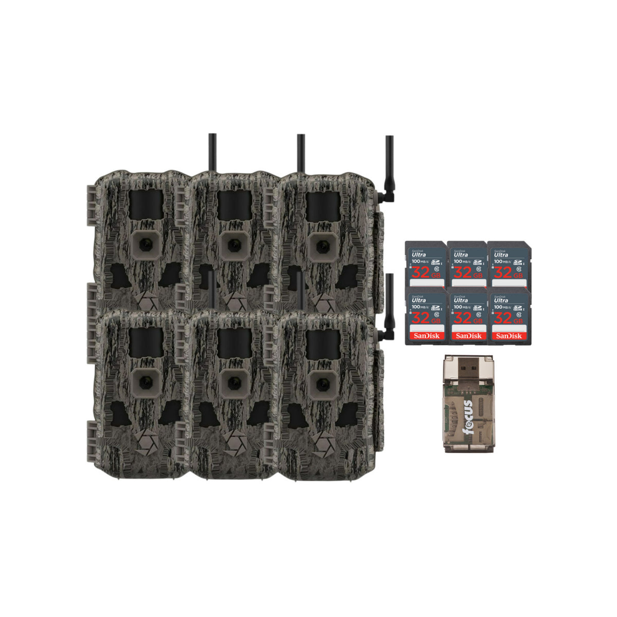 Stealth Cam Fusion MAX 2.0 36MP Cellular Wireless Trail Camera (6-Pack)