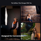 Westcott 26-Inch Octa-S Rapid Box Switch Softbox with Egg Crate Grid and Switch Insert Bundle