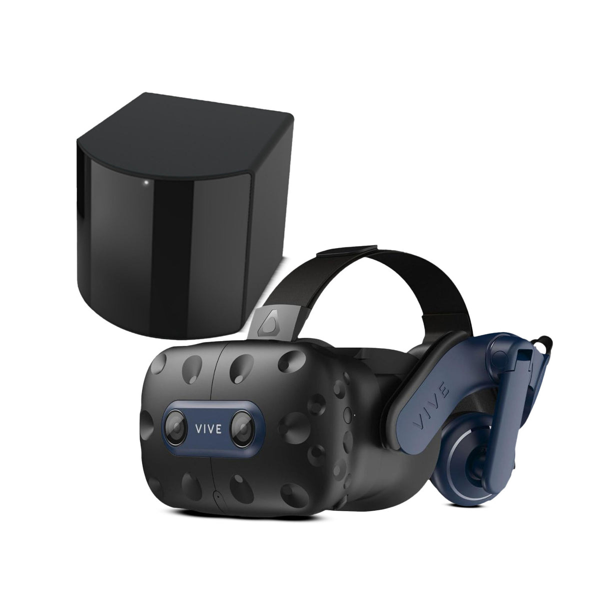 HTC VIVE Pro 2 Headset with 5K Resolution and SteamVR Base Station 2.0 (Black, 2-Pack) Bundle