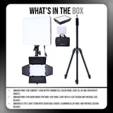 amaran Pano 120c 120W RGBWW Full Color Panel White Light Creator Kit Bundle