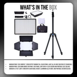 amaran Pano 120c 120W RGBWW Full Color Panel Charcoal Light Creator Kit Bundle