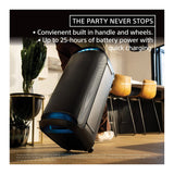 Sony SRS-XV800 Bluetooth Party Speaker with ULT Wireless Mic Bundle - Black
