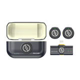 Hollyland Lark M2 Duo Wireless Lavalier Microphone with Maxell Travel Case