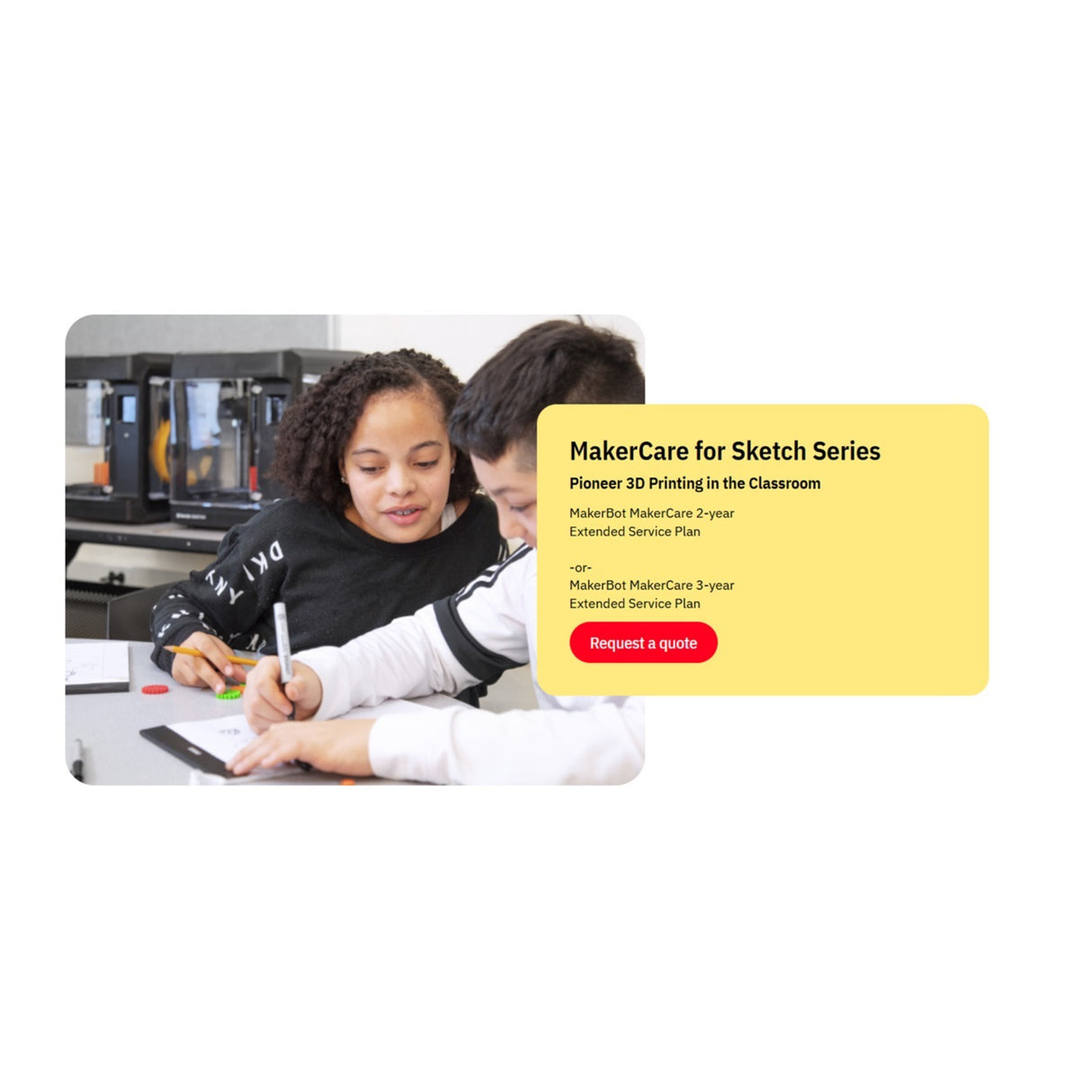 MakerCare Extended Service Plan for MakerBot SKETCH Large (3 Years)