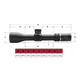 Burris XTR III Scope 3.3-18x50mm Illuminated Front Focal Plane Reticle (Black) (Open Box)