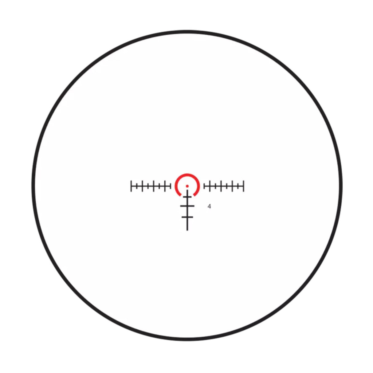 Burris RT-6 Tactical Kit 1-6x24mm Scope with Ballistic 5X Reticle (Matte Black)