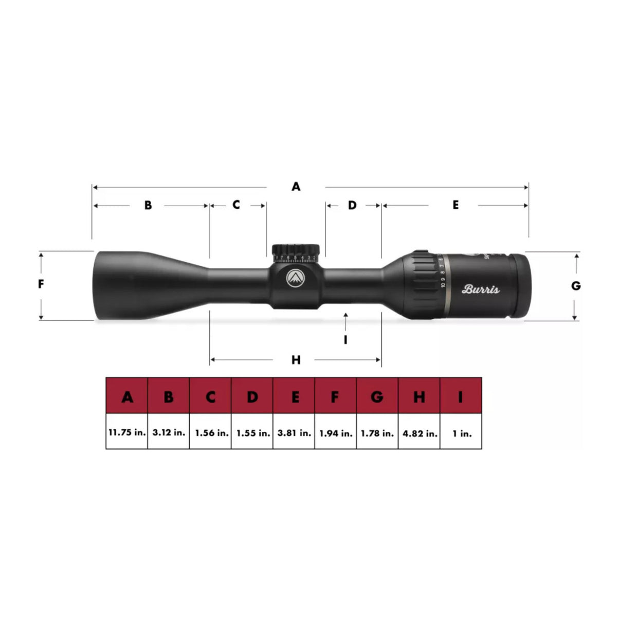 Burris Signature HD 2-10x40mm Riflescope with Ballistic E3 Reticle (Matte Black) (Open Box)