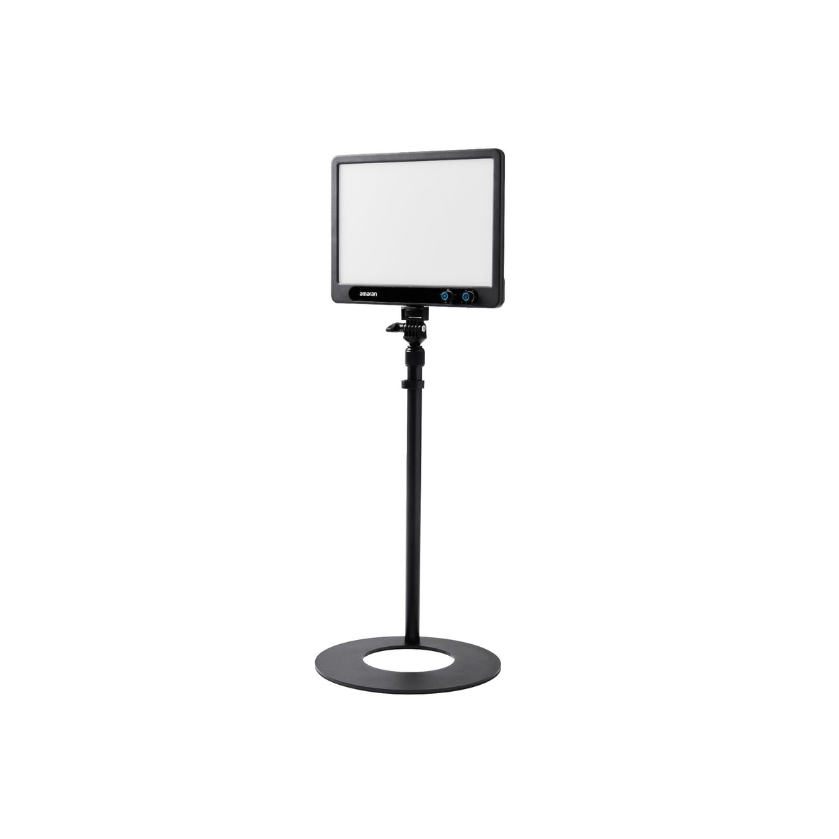 Amaran Base Stand with Adjustable Height and Integrated Locking Wheel (Black)