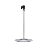 amaran Desk Stand with Steel Base and Adjustable Height and Tilt Angle (Silver)