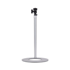 amaran Desk Stand with Steel Base and Adjustable Height and Tilt Angle (Silver)