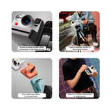 Polaroid Now Generation 3 Purple Analog Instant Camera with Tripod Mount Bundle