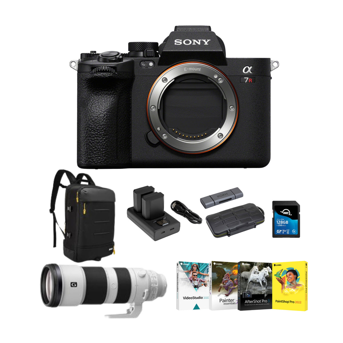 Sony a7R V Mirrorless Camera with 200-600mm f/5.6-6.3 G OSS Lens Bundle