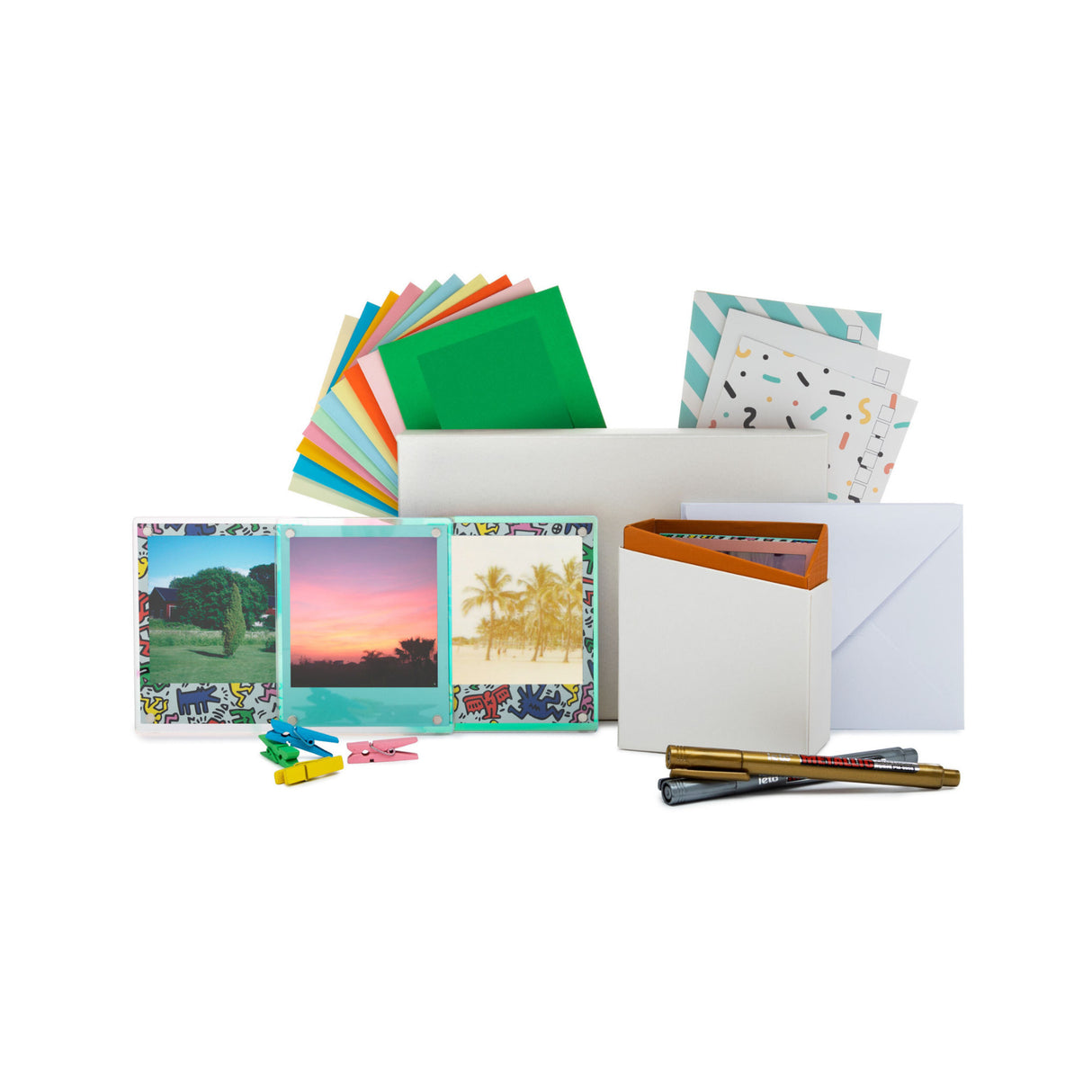 Polaroid Now Generation 3 Coral Analog Instant Camera with Color Film Bundle