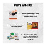 Polaroid Now Generation 3 Coral Analog Instant Camera with Color Film Bundle