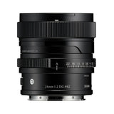 Sigma 24mm F2 DG Black Contemporary Lens for L Mount and Accessories Bundle